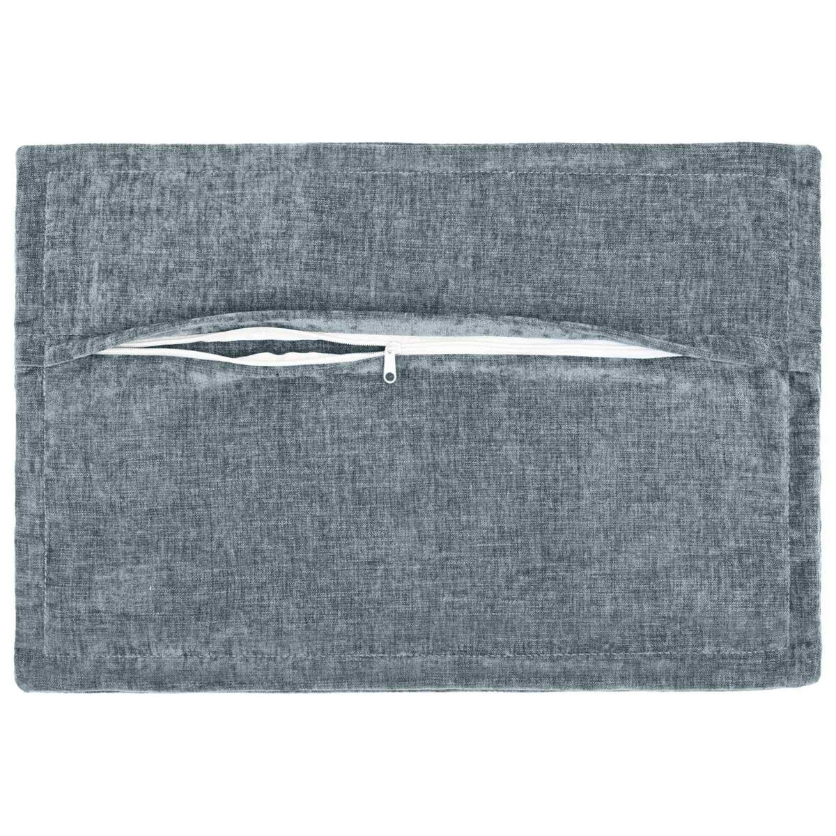 Kussensloop 2 st HOUTEN Lichtblauw 40 x 60 cm Chenille Stof