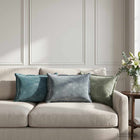 Kussensloop 6 st HOUTEN Lichtblauw 30 x 50 cm Chenille Stof