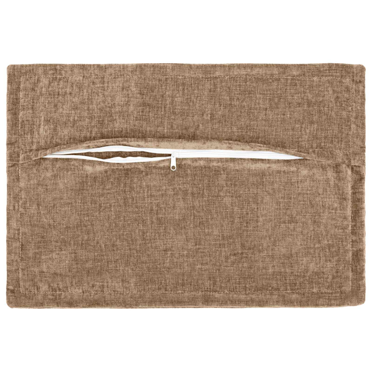 Kussensloop 2 st HOUTEN Bruin 40 x 60 cm Chenille Stof