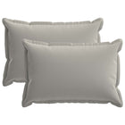 Kussensloop 2 st HOUTEN Grijs 40 x 60 cm Polyester