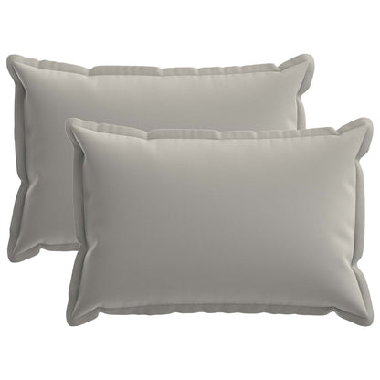 Kussensloop 2 st HOUTEN Grijs 40 x 60 cm Polyester