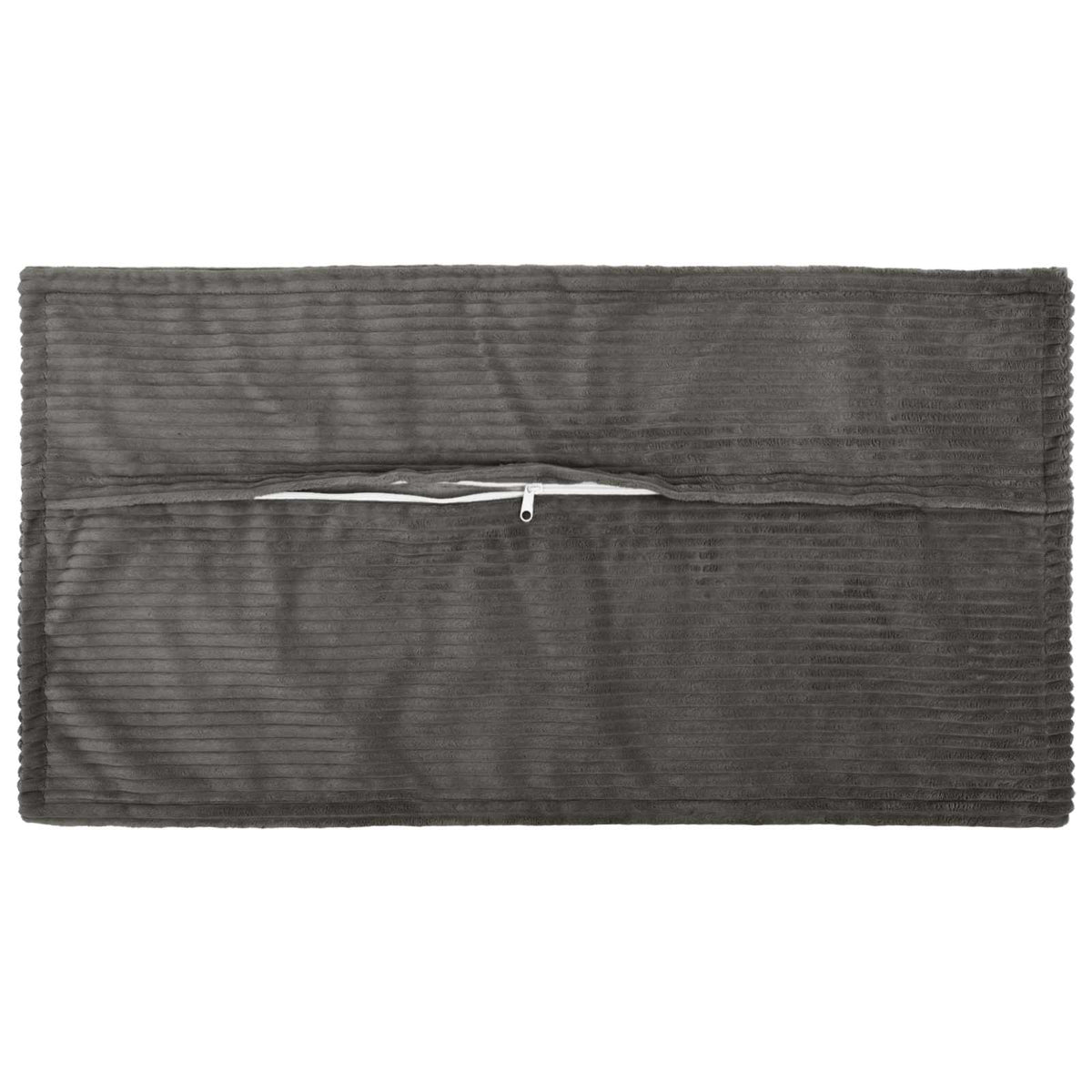 Kussensloop 6 st HOUTEN Donkergrijs 40 x 70 cm corduroy