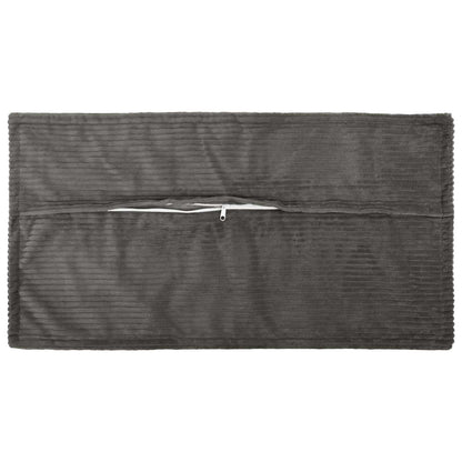 Kussensloop 6 st HOUTEN Donkergrijs 40 x 70 cm corduroy
