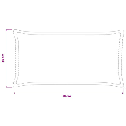 Kussensloop 6 st HOUTEN Donkergrijs 40 x 70 cm corduroy
