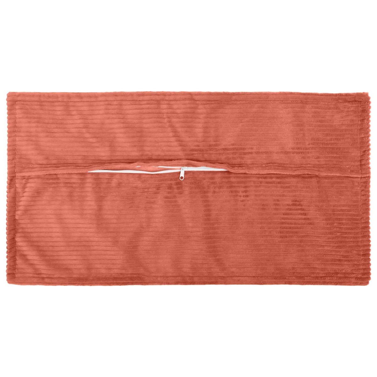 Kussensloop 6 st HOUTEN Rood-oranje 40 x 70 cm corduroy