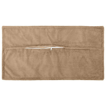 Kussensloop 2 st HOUTEN Bruin 40 x 70 cm corduroy