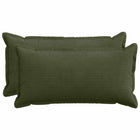 Kussensloop 40 x 70 cm groen corduroy (2 st)