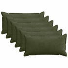 Kussenslopen groen 6 st 40x70 cm corduroy