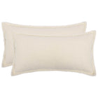 Kussensloop bouclé crème 40x70 cm (set 2)