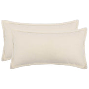 Kussensloop bouclé crème 40x70 cm (set 2)