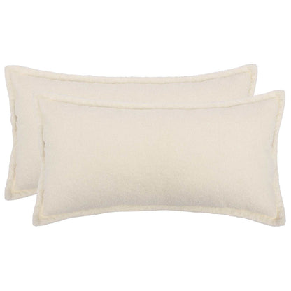 Kussensloop 2 pcs HOUTEN Crèmekleurig 40 x 70 cm Bouclé