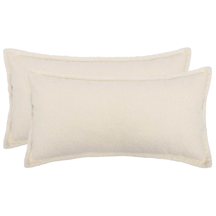 Kussensloop 2 pcs HOUTEN Crèmekleurig 40 x 70 cm Bouclé