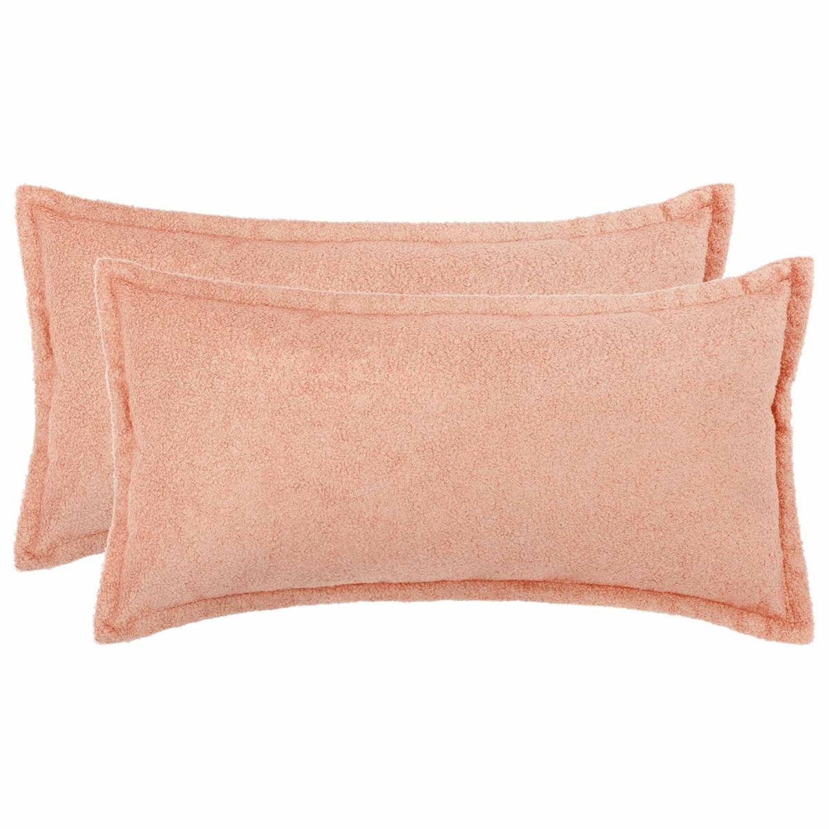 Kussensloop 2 pcs HOUTEN Roze 40 x 70 cm Bouclé