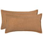 Kussenslopen 2 stuks 40x70 cm beige bouclé