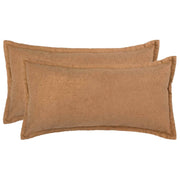 Kussenslopen 2 stuks 40x70 cm beige bouclé