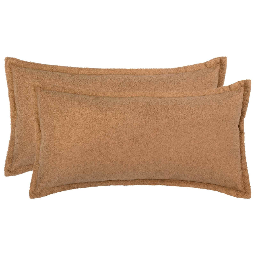 Kussensloop 2 pcs HOUTEN Beige 40 x 70 cm Bouclé
