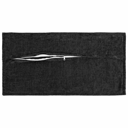 Kussensloop 2 st HOUTEN Antraciet 40 x 70 cm Chenille Stof