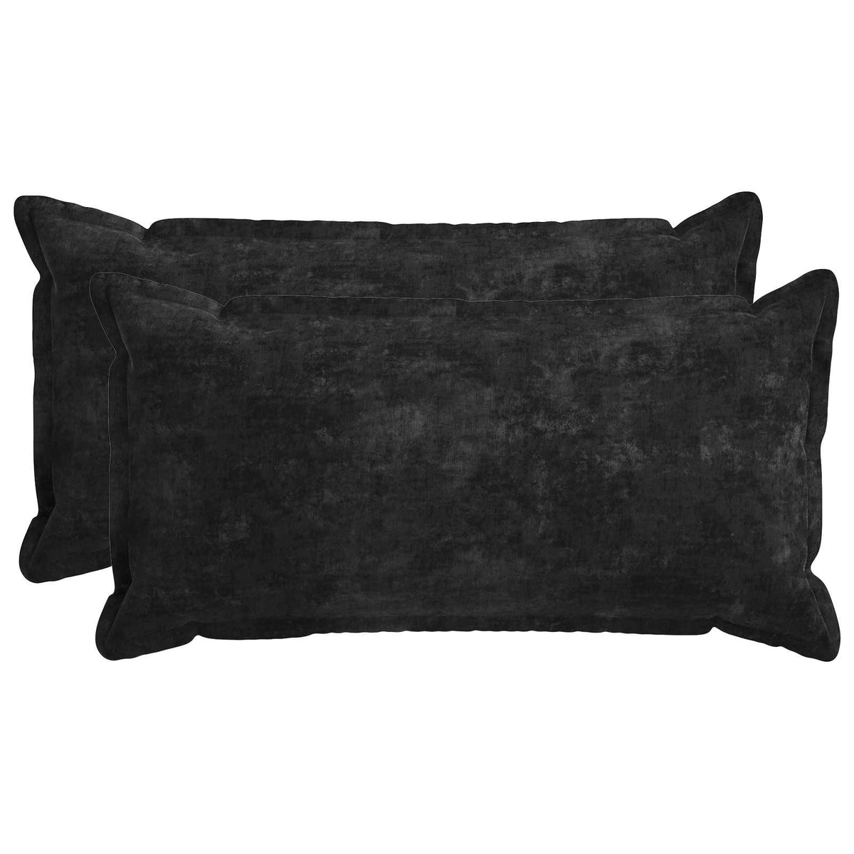 Kussensloop 2 st HOUTEN Antraciet 40 x 70 cm Chenille Stof