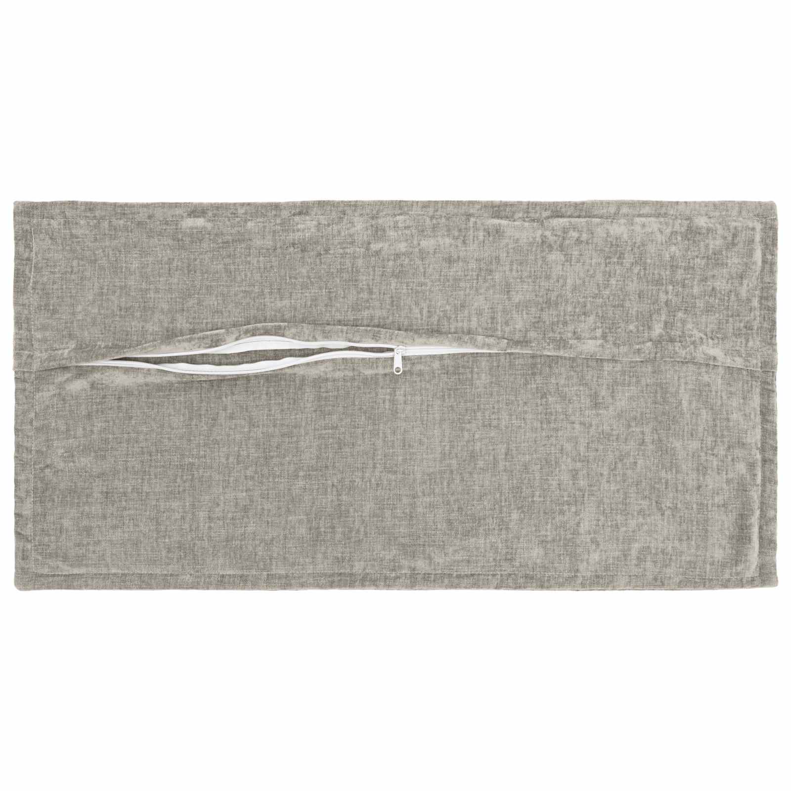 Kussensloop 6 st HOUTEN Lichtgrijs 40 x 70 cm Chenille Stof