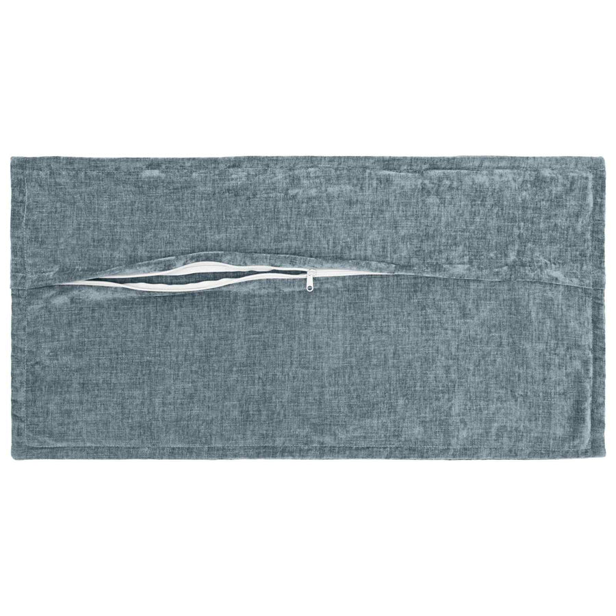Kussensloop 6 st HOUTEN Lichtblauw 40 x 70 cm Chenille Stof