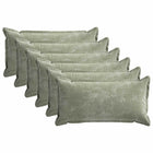 Kussensloop 40x70 cm groen chenille (6 stuks)