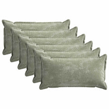 Kussensloop 6 st HOUTEN Groen 40 x 70 cm Chenille Stof