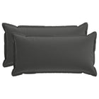 Kussensloop 2 st HOUTEN Antraciet 40 x 70 cm Polyester