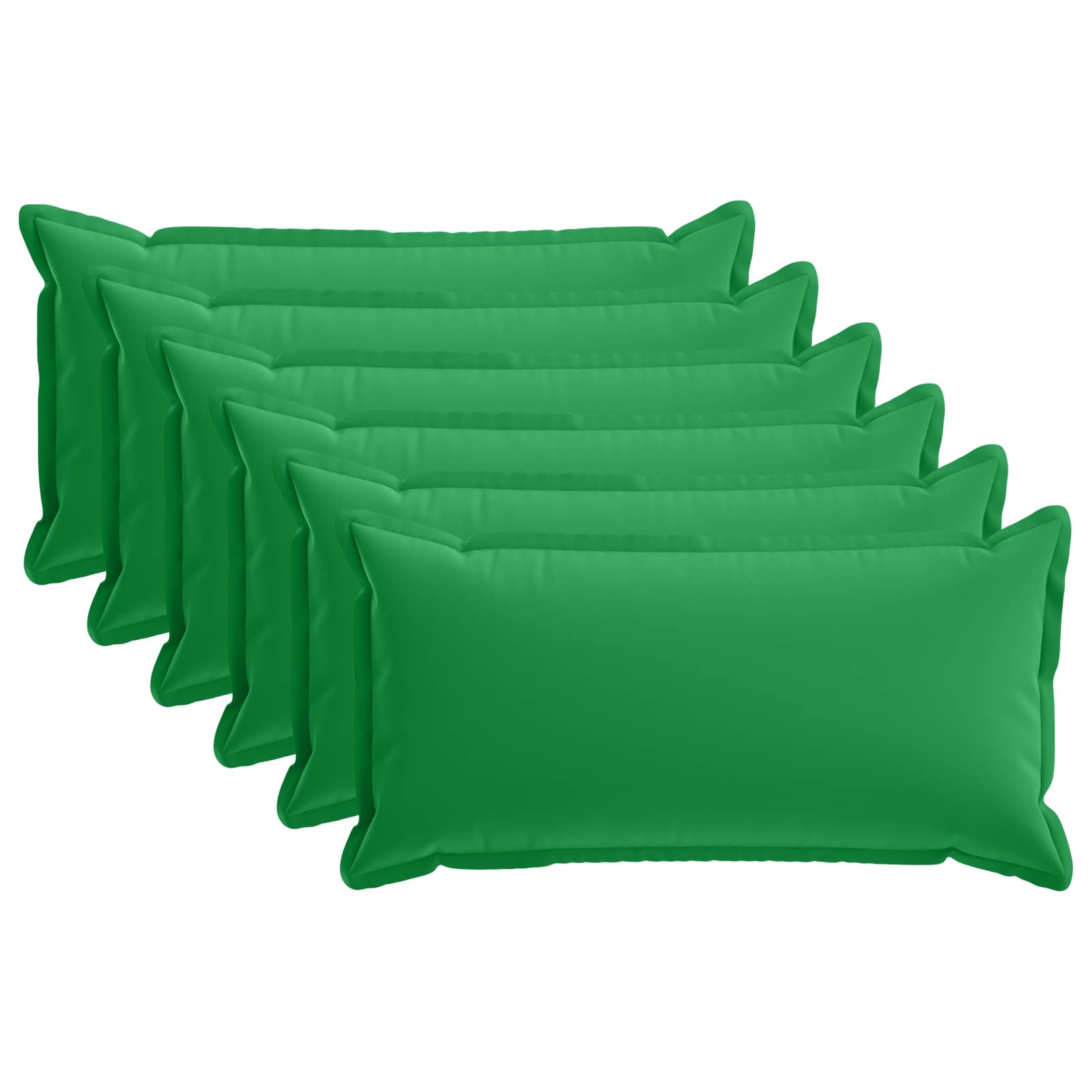 Kussensloop 6 st HOUTEN Groen 40 x 70 cm Polyester