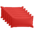 Kussensloop 6 st HOUTEN Rood 40 x 70 cm Polyester