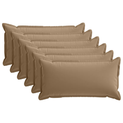 Kussensloop 6 st HOUTEN Taupe 40 x 70 cm Polyester