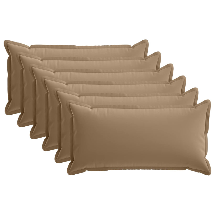 Kussensloop 6 st HOUTEN Taupe 40 x 70 cm Polyester