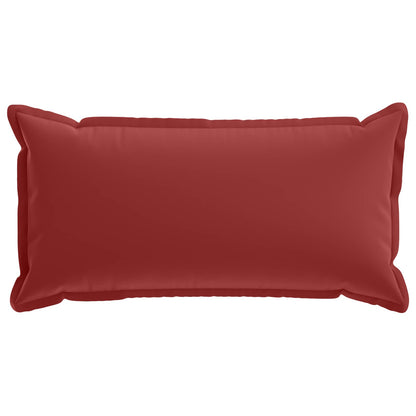 Kussensloop 6 st HOUTEN Wijnrood 40 x 70 cm Polyester