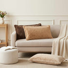 Kussensloop 6 st HOUTEN Taupe 40 x 70 cm Nep Konijnenbont