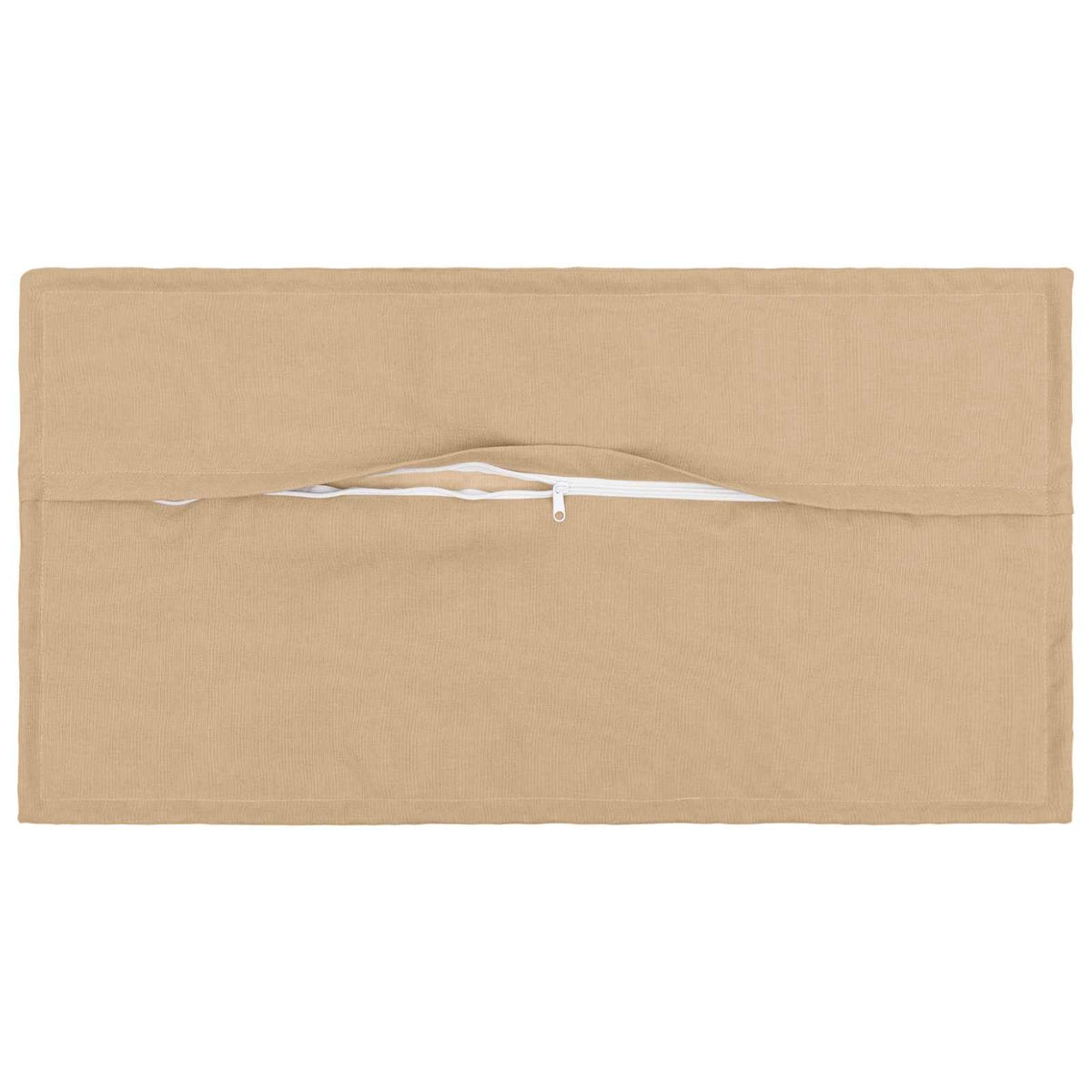 Kussensloop 2 pcs HOUTEN Crèmekleurig 40 x 80 cm Faux Linnen