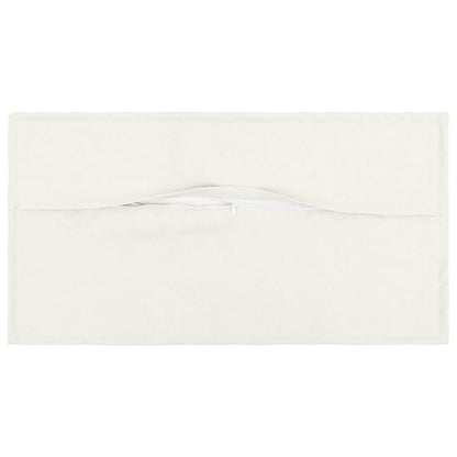 Kussensloop 6 pcs HOUTEN Wit 40 x 80 cm Faux Linnen
