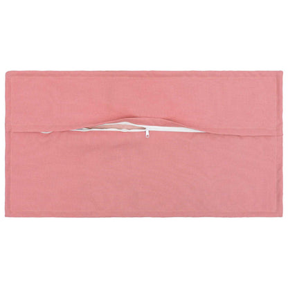 Kussensloop 2 pcs HOUTEN Roze 40 x 80 cm Faux Linnen