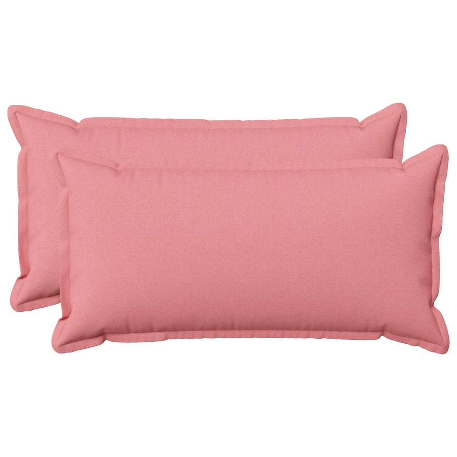 Kussensloop 2 pcs HOUTEN Roze 40 x 80 cm Faux Linnen