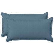 Kussensloop jeans blauw 40 x 80 cm set van 2