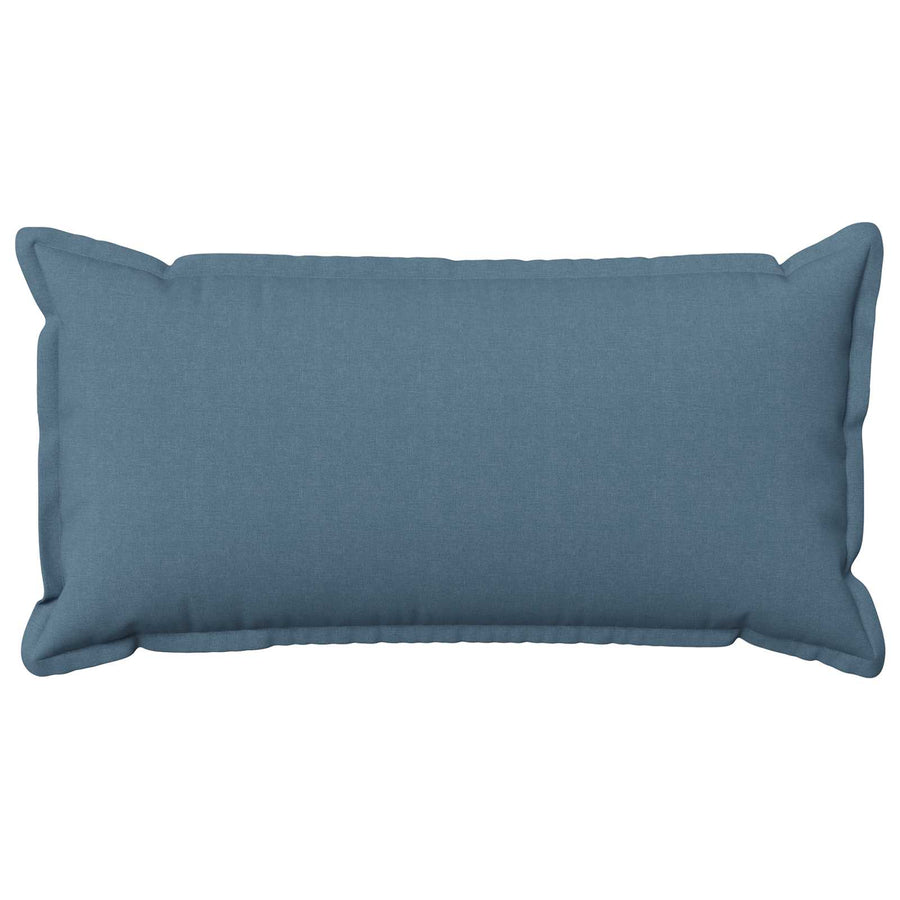 Kussensloop 2 pcs HOUTEN Jeans Blauw 40 x 80 cm Faux Linnen