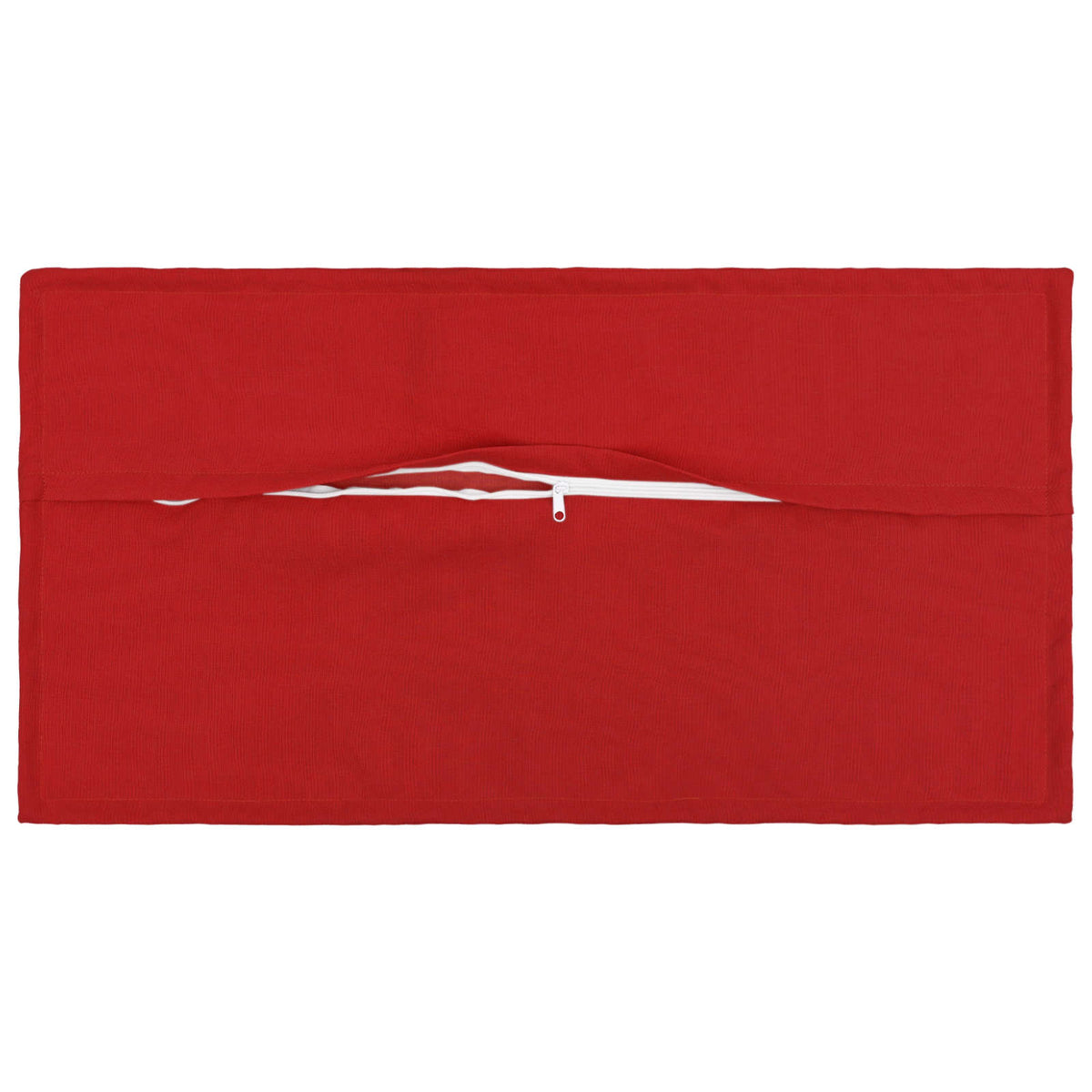 Kussensloop 6 pcs HOUTEN Rood 40 x 80 cm Faux Linnen