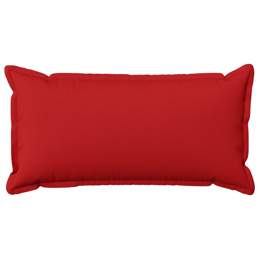 Kussensloop 6 pcs HOUTEN Rood 40 x 80 cm Faux Linnen