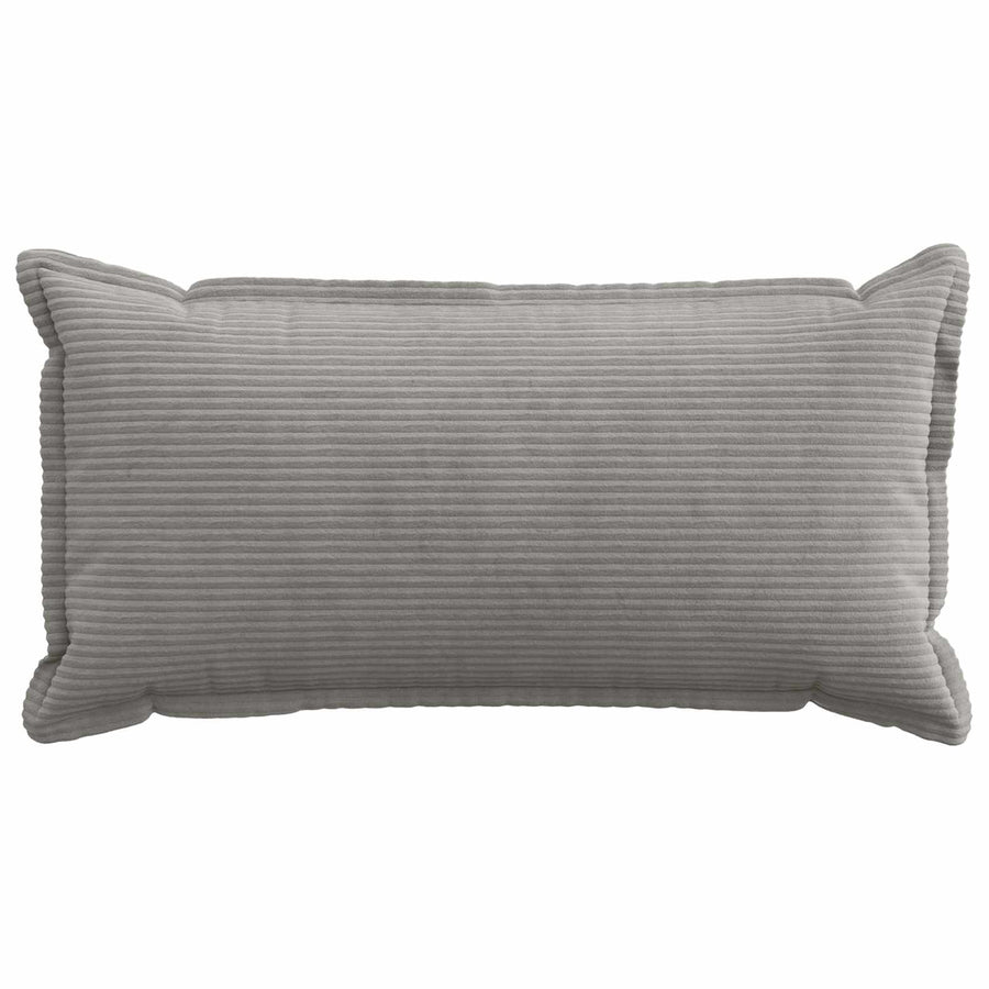 Kussensloop 2 st HOUTEN Lichtgrijs 40 x 80 cm corduroy