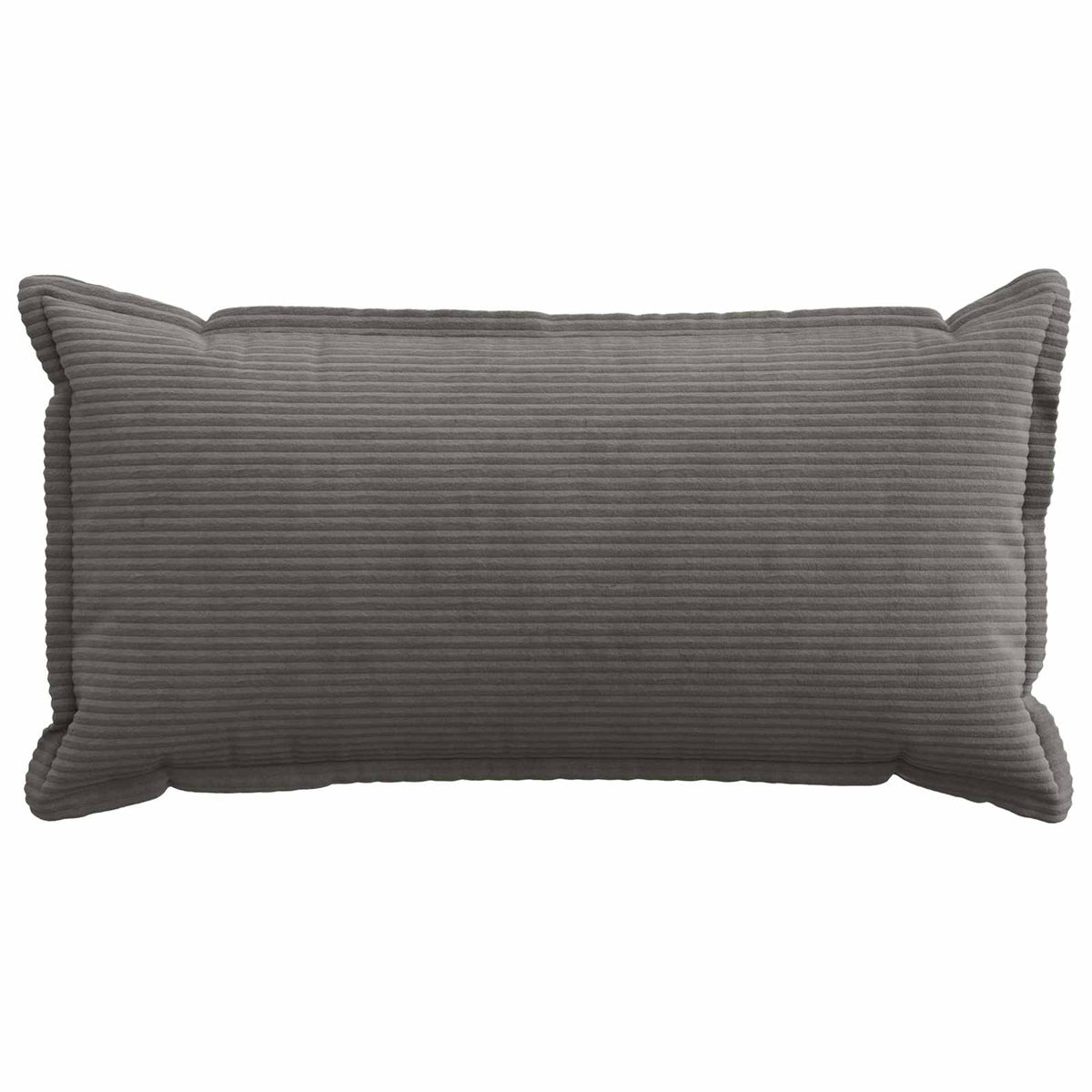 Kussensloop 12 st HOUTEN Donkergrijs 40 x 80 cm corduroy