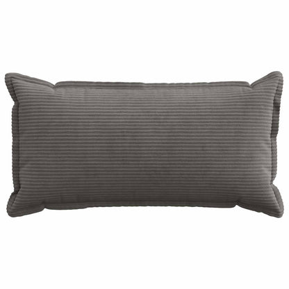 Kussensloop 12 st HOUTEN Donkergrijs 40 x 80 cm corduroy