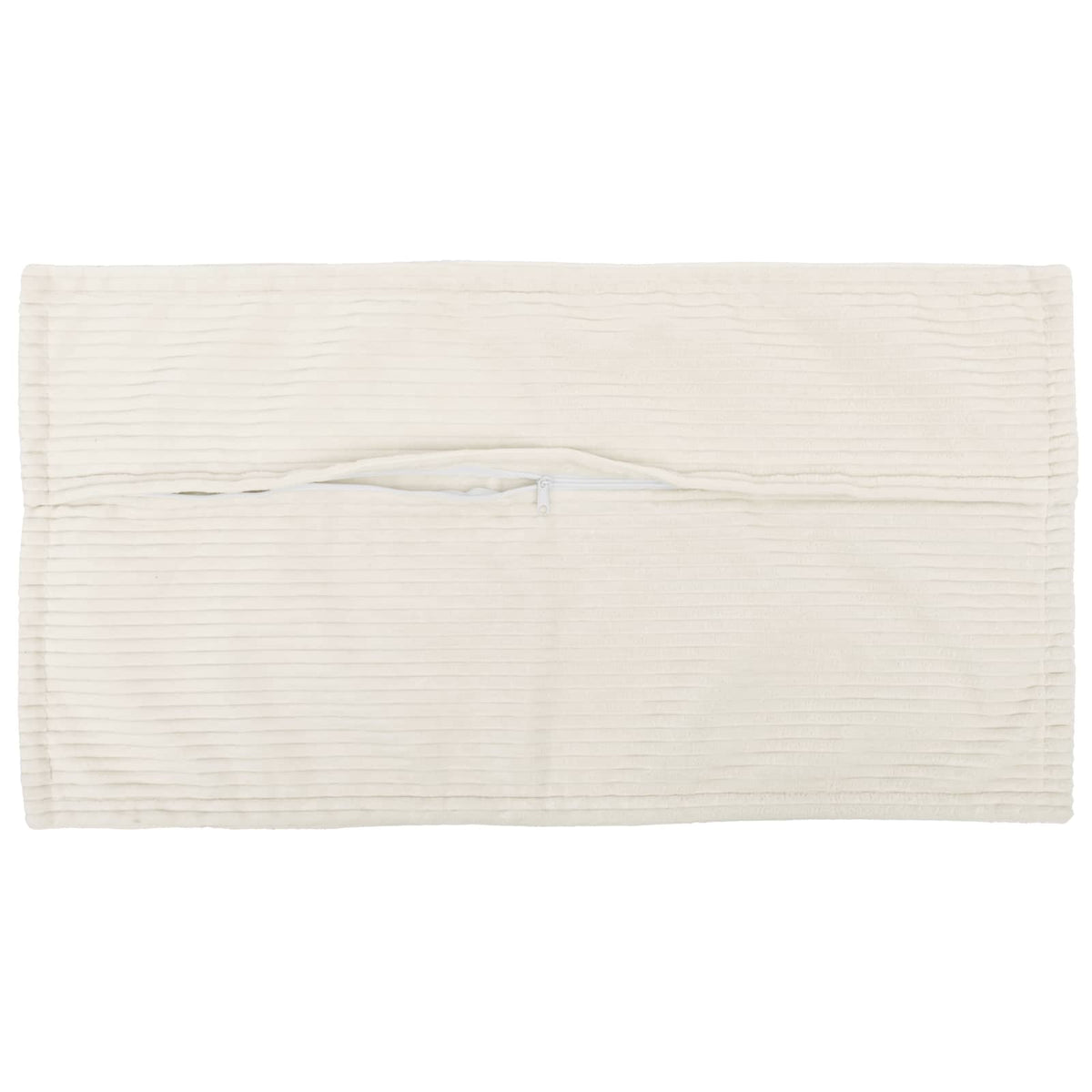 Kussensloop 12 st HOUTEN Crèmekleurig 40 x 80 cm corduroy