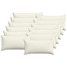 Kussensloop 40x80 cm crèmekleurig corduroy (12 st)