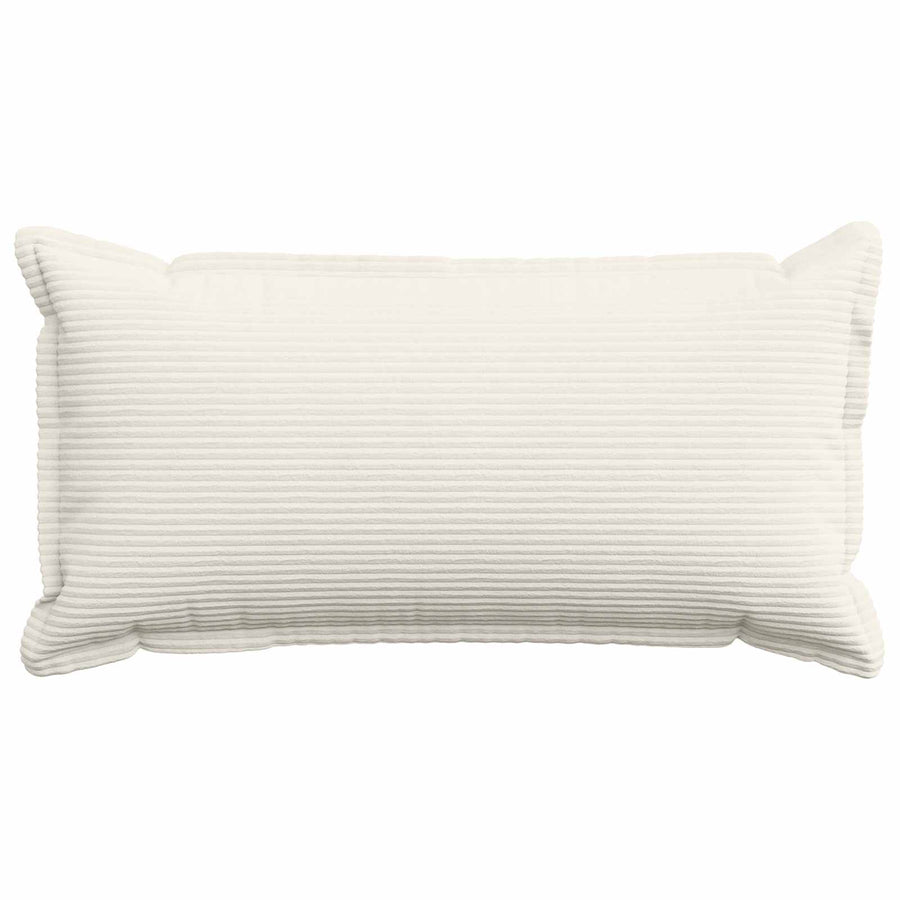 Kussensloop 12 st HOUTEN Crèmekleurig 40 x 80 cm corduroy