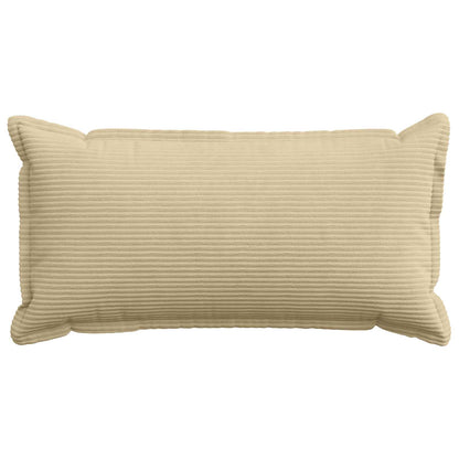 Kussensloop 6 st HOUTEN Lichtgroen Grijs 40 x 80 cm corduroy