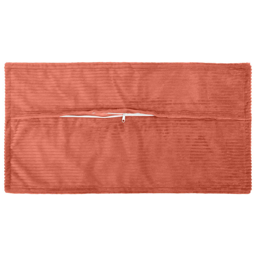 Kussensloop 6 st HOUTEN Rood-oranje 40 x 80 cm corduroy