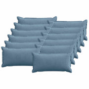 Kussensloop 12 st blauw 40 x 80 cm corduroy